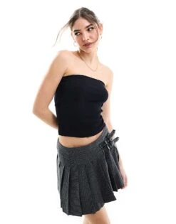 JJXX Bandeau Top In Black For Women