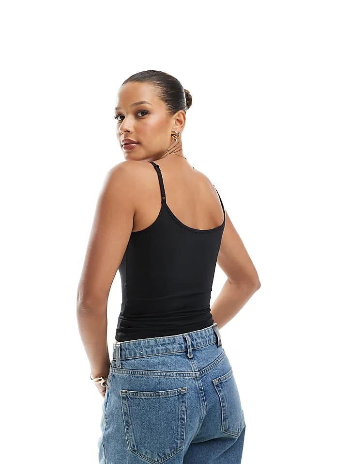 JJXX Strappy Vest In Black For Women - Image 3